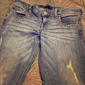 Express light wash jeans